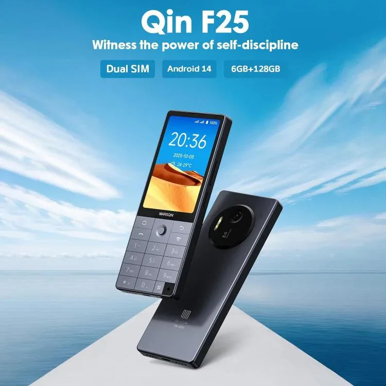 Điện thoại thông minh phím lớn DUOQIN F25 cho người già, 6GB+128GB, 3.54 inch Android 14 MTK8786 Octa-Core, Mạng: 4G
