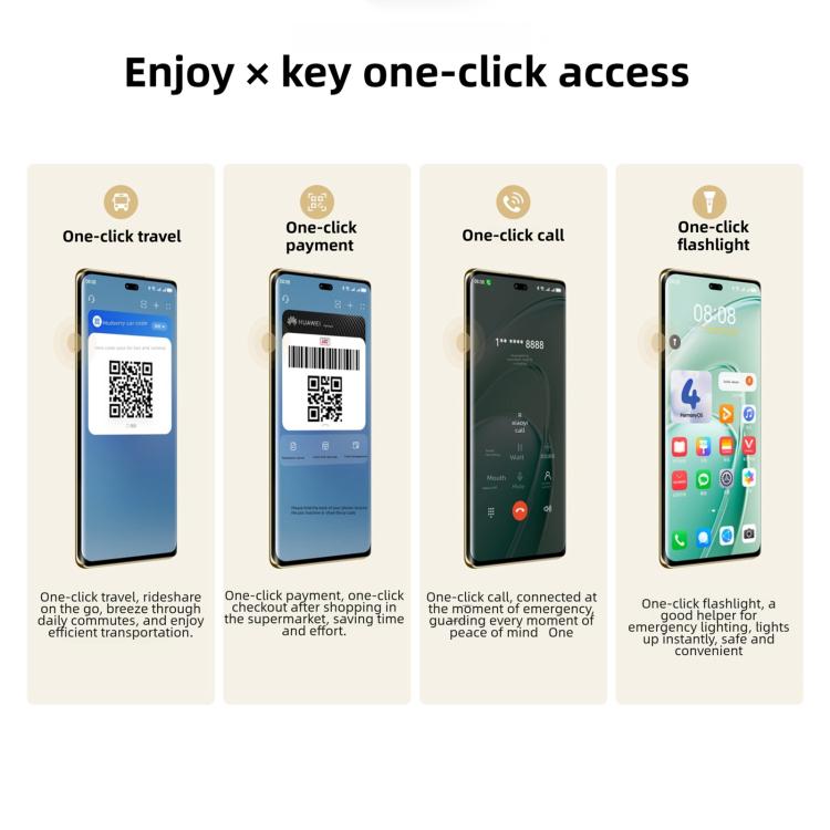 HUAWEI Enjoy 70X Phiên bản cao cấp, 8GB+512GB, Cảm biến vân tay trên màn hình, 6.78 inch HarmonyOS 4.2 Kirin 8000, Mạng: 4G, OTG, NFC, Không hỗ trợ Google Play, 8GB+512GB