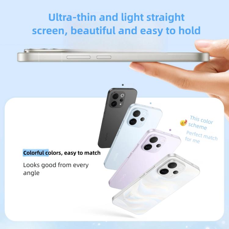 vivo S50, 16GB+256GB, Cảm biến vân tay 3D, 6.59 inch Android 16 OriginOS 6 Snapdragon 8s Gen 3 Octa Core, OTG, NFC, Mạng: 5G, Hỗ trợ Google Play, 16GB+256GB