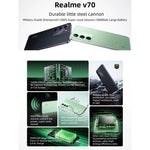 Realme V70, 12GB+256GB, màn hình 6.67 inch Realme UI 6.0 Android 15 Dimensity 6300 5G Octa Core, Mạng: 5G, 12GB+256GB
