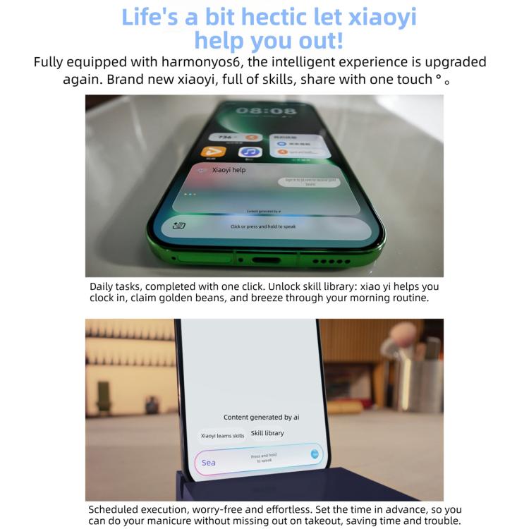 Huawei nova 15, 12GB+256GB, Cảm biến vân tay bên hông, 6.7 inch HarmonyOS 6.0 Kirin 8020 Octa Core, NFC, OTG, Không hỗ trợ Google Play, 12GB+256GB