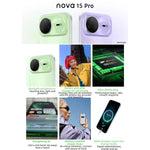 Huawei nova 15 Pro, 12GB+256GB, Cảm biến vân tay bên hông, 6.84 inch HarmonyOS 6.0 Kirin 9010S Octa Core, NFC, OTG, Không hỗ trợ Google Play, 12GB+256GB
