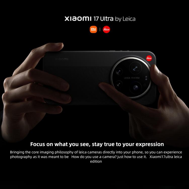 Xiaomi 17 Ultra By Leica, 16GB+1TB, Cảm biến vân tay siêu âm 3D, 6.9 inch Xiaomi HyperOS 3 Snapdragon 8 Elite Gen 5 Octa Core, NFC, Mạng: 5G, By Leica, 16GB+1TB