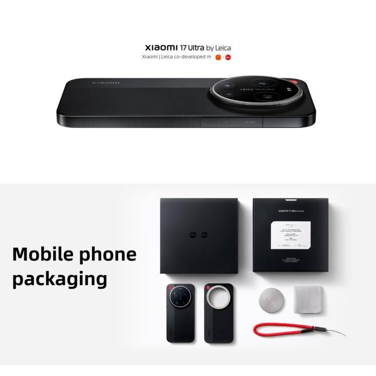 Xiaomi 17 Ultra By Leica, 16GB+512GB, Cảm biến vân tay siêu âm 3D, 6.9 inch Xiaomi HyperOS 3 Snapdragon 8 Elite Gen 5 Octa Core, NFC, Mạng: 5G, By Leica, 16GB+512GB