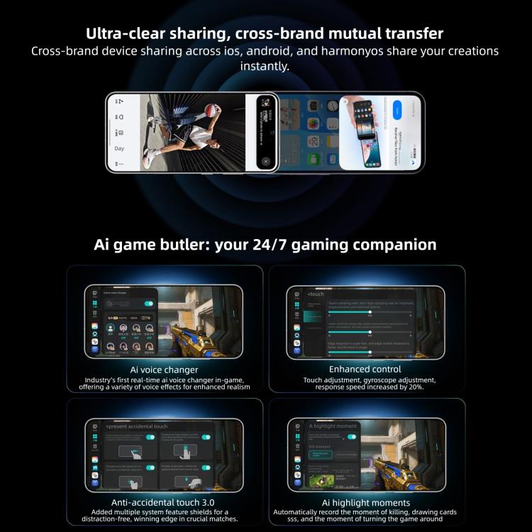 Honor WIN, 12GB+256GB, 3D Ultrasonic Fingerprint, 10000mAh Battery, 6.83 inch MagicOS 10.0 / Android 16 Snapdragon 8 Elite Gen 5 Octa Core, Network: 5G, NFC, OTG, 12GB+256GB