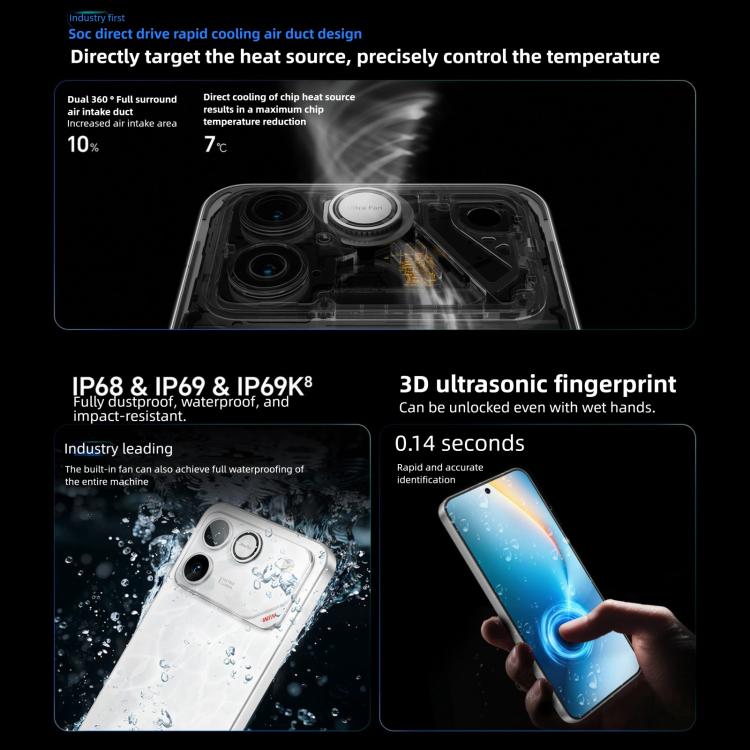 Honor WIN RT, 12GB+512GB, Cảm biến vân tay siêu âm 3D, Pin 10000mAh, 6.83 inch MagicOS 10.0 / Android 16 Snapdragon 8 Elite Octa Core, Mạng: 5G, NFC, OTG, 12GB+512GB