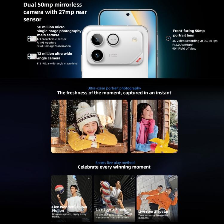 Honor WIN RT, 16GB+512GB, Cảm biến vân tay siêu âm 3D, Pin 10000mAh, Màn hình 6.83 inch MagicOS 10.0 / Android 16 Snapdragon 8 Elite Octa Core, Mạng: 5G, NFC, OTG, 16GB+512GB