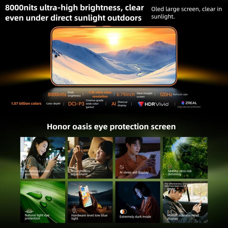 Honor Power2, 12GB+512GB, Pin 10080mAh, Màn hình 6.79 inch MagicOS 10.0 / Android 16 Dimensity 8500 Elite Octa Core, Mạng: 5G, NFC, OTG, 12GB+512GB