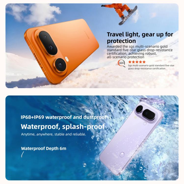 Honor Magic8 Pro Air, 12GB+512GB, Cảm biến vân tay trên màn hình, 6.31 inch MagicOS 10.0 / Android 16 Dimensity 9500 Octa Core, Mạng: 5G, NFC, OTG, 12GB+512GB