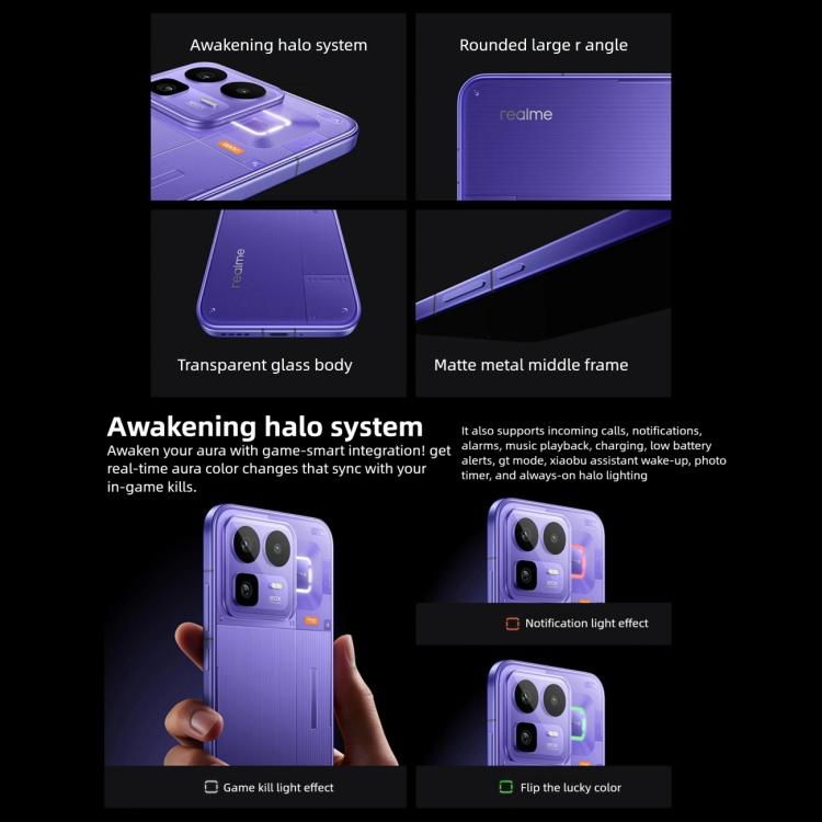 Realme Neo8, 12GB+256GB, Cảm biến vân tay siêu âm trên màn hình, 6.78 inch Realme UI 7.0 Snapdragon 8 Gen 5 Octa Core, OTG, NFC, Mạng: 5G, 12GB+256GB
