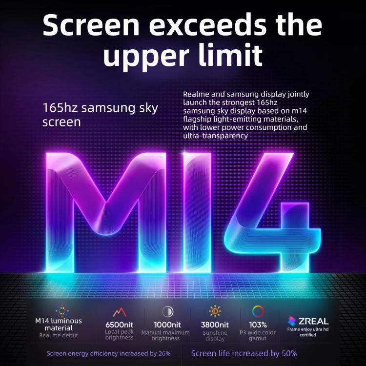 Realme Neo8, 12GB+256GB, Cảm biến vân tay siêu âm trên màn hình, 6.78 inch Realme UI 7.0 Snapdragon 8 Gen 5 Octa Core, OTG, NFC, Mạng: 5G, 12GB+512GB