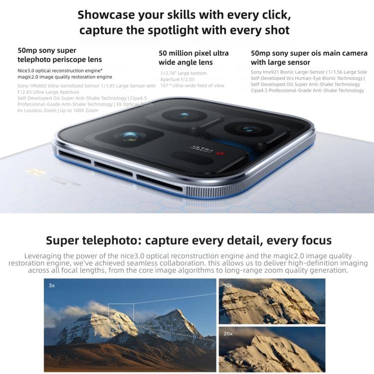 vivo iQOO 15 Ultra, 16GB+512GB, Cảm biến vân tay 3D siêu âm, 6.85 inch Android 16 OriginOS 6 Snapdragon 8 Elite Gen 5 Octa Core, OTG, NFC, Mạng: 5G, Hỗ trợ Google Play, 16GB+512GB