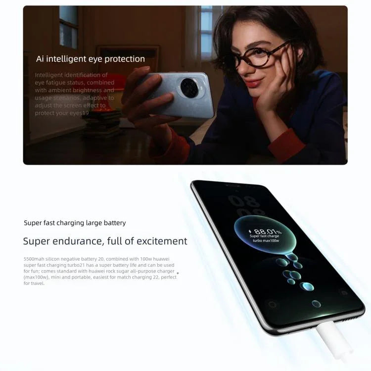 Huawei nova 14 Pro, 12GB+512GB, Cảm biến vân tay bên cạnh, Màn hình 6.78 inch HarmonyOS 5.0, NFC, OTG, Không hỗ trợ Google Play, 12GB+512GB, nova 14 Pro, 12GB+512GB