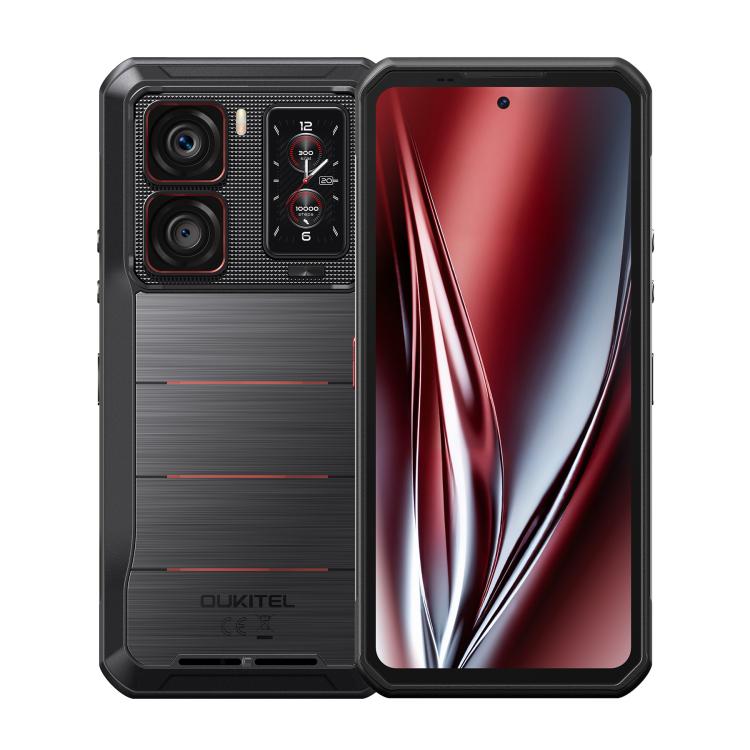 Điện thoại bền Oukitel WP300 kèm đồng hồ, 12GB+512GB, 6.8 inch Android 15 MediaTek Dimensity 7050 Octa Core, NFC, OTG, Mạng: 5G