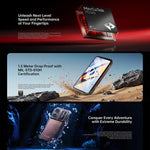 Điện thoại bền Oukitel WP300 kèm đồng hồ, 12GB+512GB, 6.8 inch Android 15 MediaTek Dimensity 7050 Octa Core, NFC, OTG, Mạng: 5G