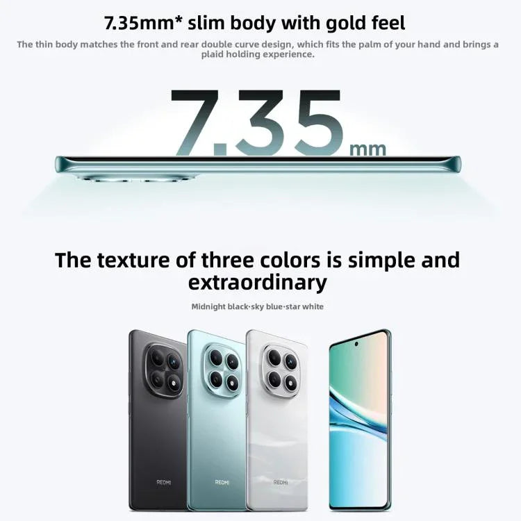 Xiaomi Redmi Note 15 5G, 8GB+128GB, 6.77 inch Xiaomi HyperOS 2 Snapdragon 6 Gen 3 Octa Core, Mạng: 5G, 8GB+128GB