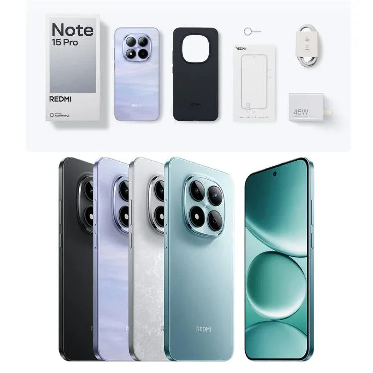 Xiaomi Redmi Note 15 Pro 5G, 8GB+256GB, 6.83 inch Xiaomi HyperOS 2 Dimensity 7400-Ultra Octa Core, Mạng: 5G, NFC, 8GB+256GB