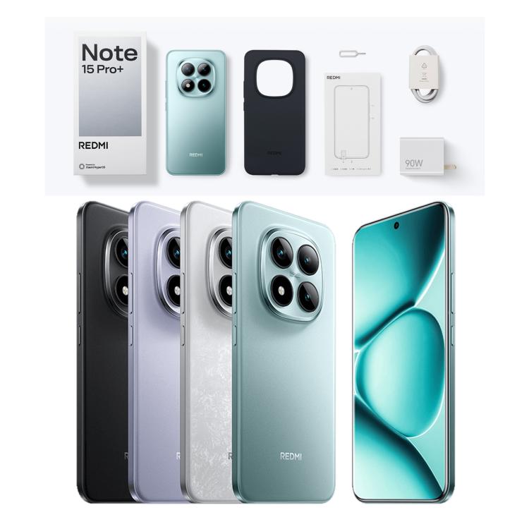 Xiaomi Redmi Note 15 Pro+ 5G, 16GB+512GB, 6.83 inch Xiaomi HyperOS 2 Snapdragon 7s Gen 4 Octa Core, Mạng: 5G, NFC, 16GB+512GB