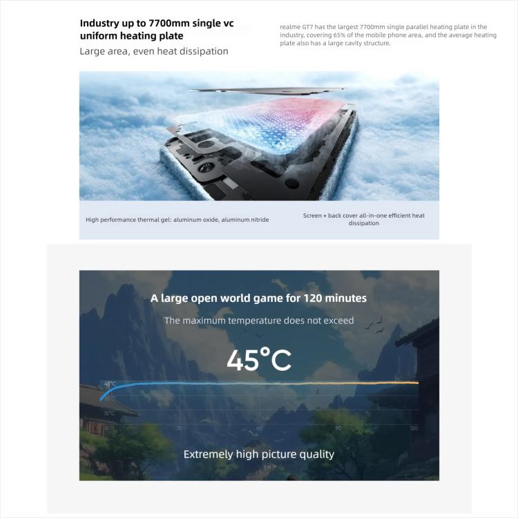 Realme GT7, 12GB+256GB, 6.8 inch Android 15 / Realme UI 6.0 MediaTek Dimensity 9400+ Octa Core, NFC, Mạng: 5G, Hỗ trợ Google Play, 12GB+256GB