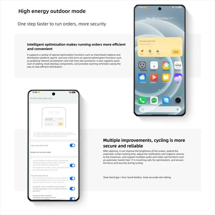 Realme Neo7 Turbo, 12GB+256GB, 6.8 inch Android 15 / Realme UI 6.0 MediaTek Dimensity 9400e Octa Core, NFC, Mạng: 5G, Hỗ trợ Google Play, 12GB+256GB