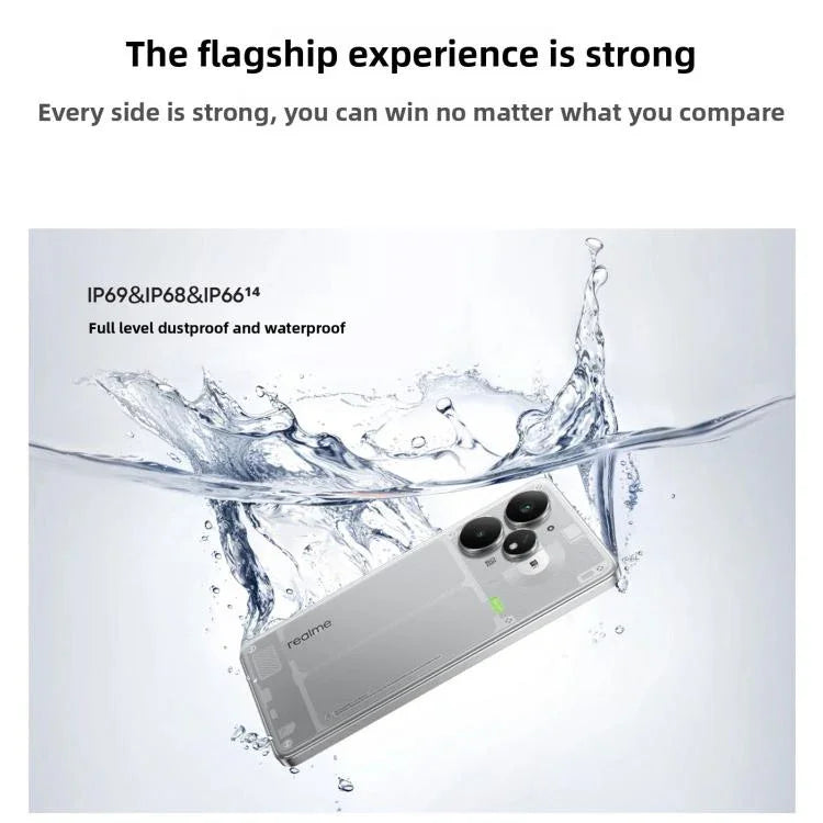 Realme Neo7 Turbo, 12GB+512GB, 6.8 inch Android 15 / Realme UI 6.0 MediaTek Dimensity 9400e Octa Core, NFC, Mạng: 5G, Hỗ trợ Google Play, 12GB+512GB