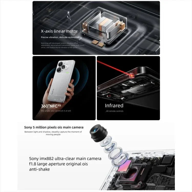Realme Neo7 Turbo, 12GB+512GB, 6.8 inch Android 15 / Realme UI 6.0 MediaTek Dimensity 9400e Octa Core, NFC, Mạng: 5G, Hỗ trợ Google Play, 12GB+512GB
