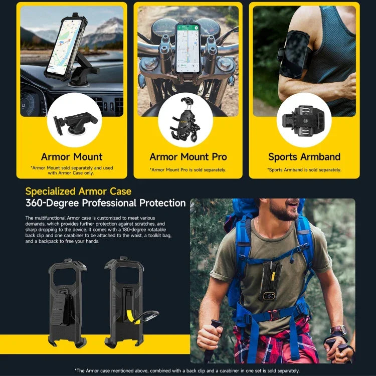 Điện thoại bền bỉ Ulefone Armor 27 Pro, 12GB+256GB, Tầm nhìn ban đêm, 10600mAh, 6.78 inch Android 14 MediaTek Dimensity 6300 Octa Core, Mạng: 5G, NFC, Armor 27 Pro