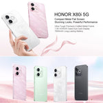 Honor X80i, 12GB+512GB, Cảm biến vân tay trong màn hình, 6.6 inch MagicOS 10.0 Android 16.0 Dimensity 6500 Elite Octa Core, Mạng: 5G, OTG, NFC, 12GB+512GB