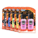 2 cái BaoFeng BF-T3 1W Bộ đàm cầm tay băng tần đơn cho trẻ em có chức năng giám sát, phích cắm Mỹ, BF-T3 phích cắm Mỹ