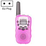 2 cái BaoFeng BF-T3 1W Bộ đàm cầm tay băng tần đơn cho trẻ em có chức năng giám sát, phích cắm EU, BF-T3 phích cắm EU