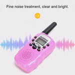 2 cái BaoFeng BF-T3 1W Bộ đàm cầm tay băng tần đơn cho trẻ em có chức năng giám sát, phích cắm EU, BF-T3 phích cắm EU
