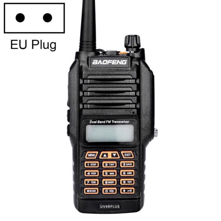 BaoFeng BF-UV9R Plus 10W Bộ đàm cầm tay 2 băng tần chống nước có ăng-ten, phích cắm EU, BF-UV9Rplus phích cắm EU