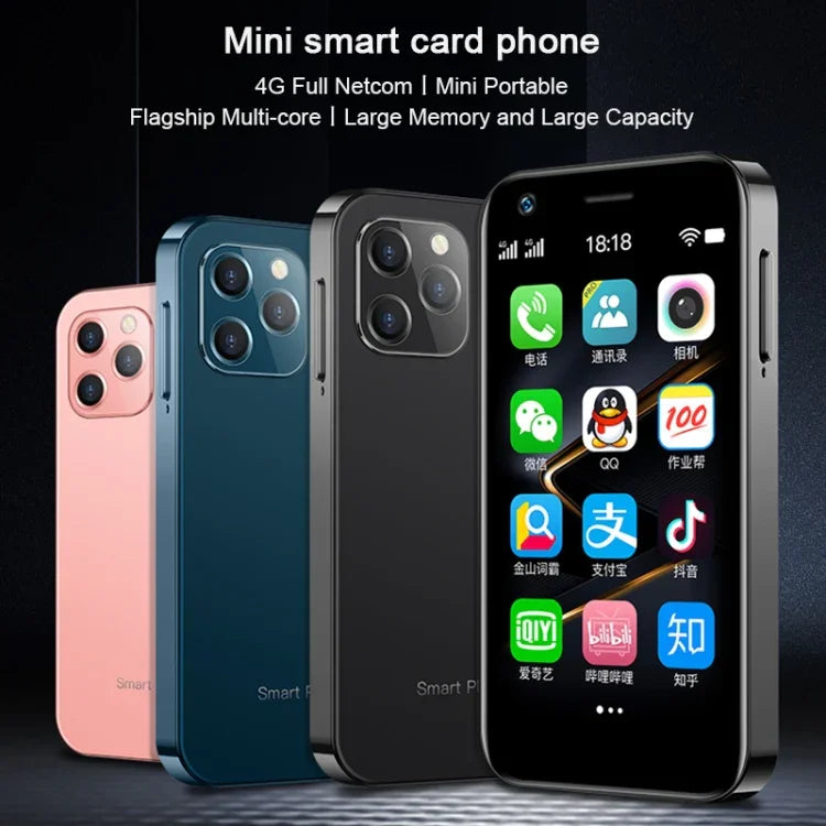 SOYES XS12, 3GB+32GB, màn hình 3.0 inch, Android 9.0, MTK6737M Quad Core lên đến 1.1GHz, Bluetooth, WiFi, FM, Mạng: 4G, Dual SIM, 3GB+32GB