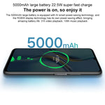 Điện thoại camera kép phía sau, nhận diện vân tay bên cạnh, pin 5000mAh, màn hình 7.09 inch Magic UI 5.0 (Android R) Dimensity 900 Octa Core lên đến 2.4GHz, mạng 5G, NFC, không hỗ trợ Google Play, X30 Max 5G 8GB+128GB
