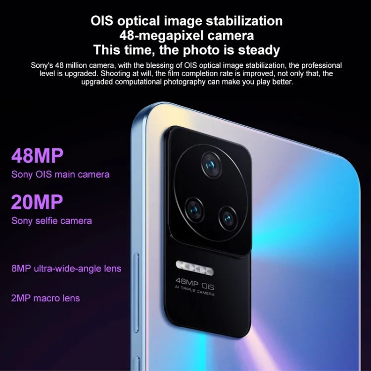 Điện thoại camera ba phía sau, pin 4500mAh, nhận diện vân tay, màn hình 6.67 inch MIUI 13 Qualcomm Snapdragon 870 Octa Core lên đến 3.2GHz, mạng 5G, 2 SIM, NFC, IR, 12GB+256GB