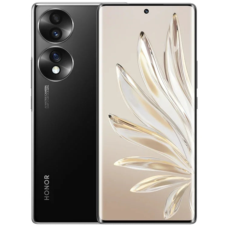 Ba camera sau, nhận diện vân tay trên màn hình, màn hình 6.67 inch Magic UI 6.1, Qualcomm Snapdragon 778G Plus Octa Core lên đến 2.5GHz, Mạng: 5G, OTG, NFC, Không hỗ trợ Google Play, Honor 70 5G 12GB+512GB