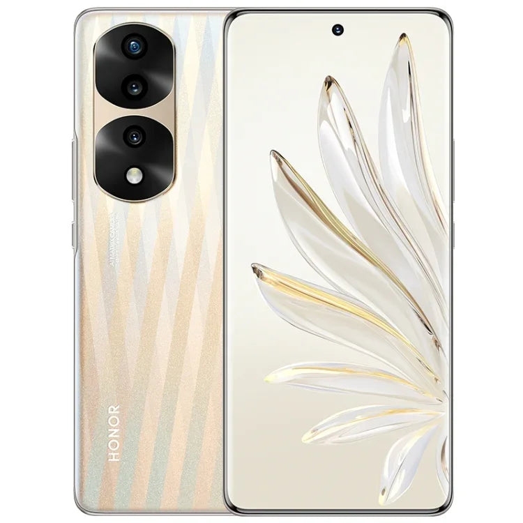 Ba camera sau, nhận diện vân tay trên màn hình, màn hình 6.78 inch Magic UI 6.1, Dimensity 9000 Octa Core lên đến 3.05GHz, Mạng: 5G, OTG, NFC, Không hỗ trợ Google Play, Honor 70 Pro+ 5G 12GB+256GB