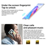 Hai camera sau, nhận diện vân tay trên màn hình, pin 5100mAh, màn hình 6.67 inch Magic UI 6.1 / Android 12, Snapdragon 695 Octa Core lên đến 2.2GHz, Mạng: 5G, OTG, Không hỗ trợ Google Play, 8GB+128GB