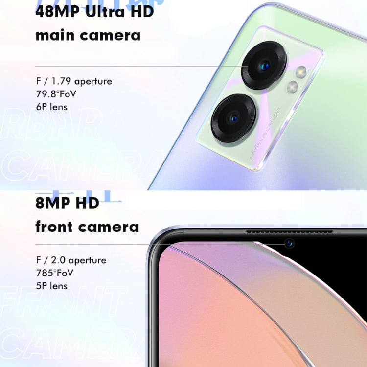 Hai camera sau, nhận diện vân tay bên cạnh, pin 5000mAh, màn hình 6.58 inch Realme UI 3.0 / Android 12, MediaTek Dimensity 810 Octa Core lên đến 2.4GHz, Mạng: 5G, Hỗ trợ Google Play, 12GB+256GB