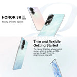 Ba camera sau, nhận diện vân tay trên màn hình, màn hình 6,67 inch Magic UI 7.0 Qualcomm Snapdragon 782G tám nhân lên đến 2,7GHz, Mạng: 5G, OTG, NFC, không hỗ trợ Google Play, Honor 80 5G, 8GB+256GB