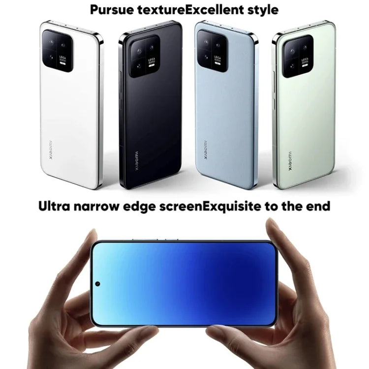 Ba camera sau, nhận diện vân tay trong màn hình 6,36 inch MIUI 14 Qualcomm Snapdragon 8 Gen 2 tám nhân lên đến 3,2GHz, Mạng: 5G, NFC, chức năng sạc không dây, Xiaomi 13 12GB+256GB