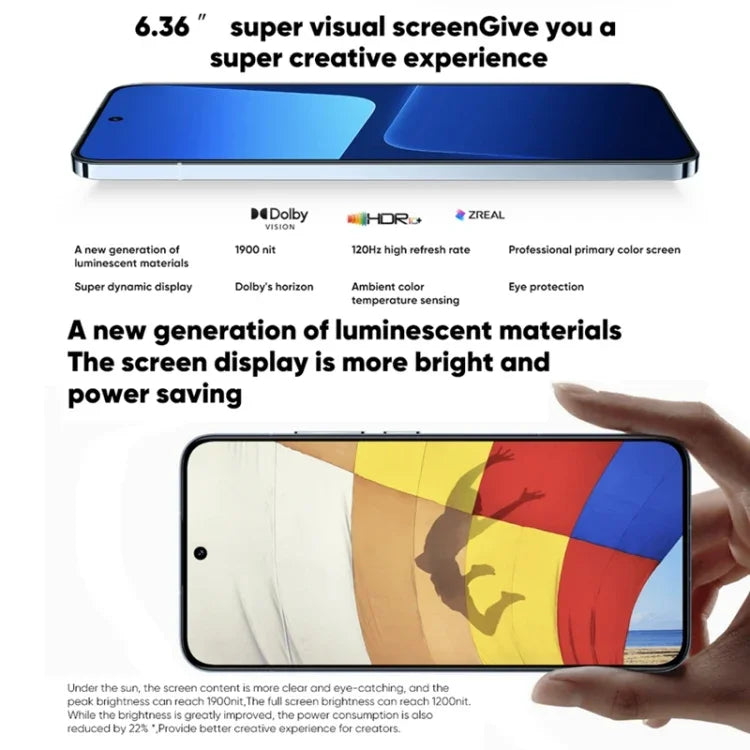 Ba camera sau, nhận diện vân tay trong màn hình 6,36 inch MIUI 14 Qualcomm Snapdragon 8 Gen 2 tám nhân lên đến 3,2GHz, Mạng: 5G, NFC, chức năng sạc không dây, Xiaomi 13 12GB+256GB