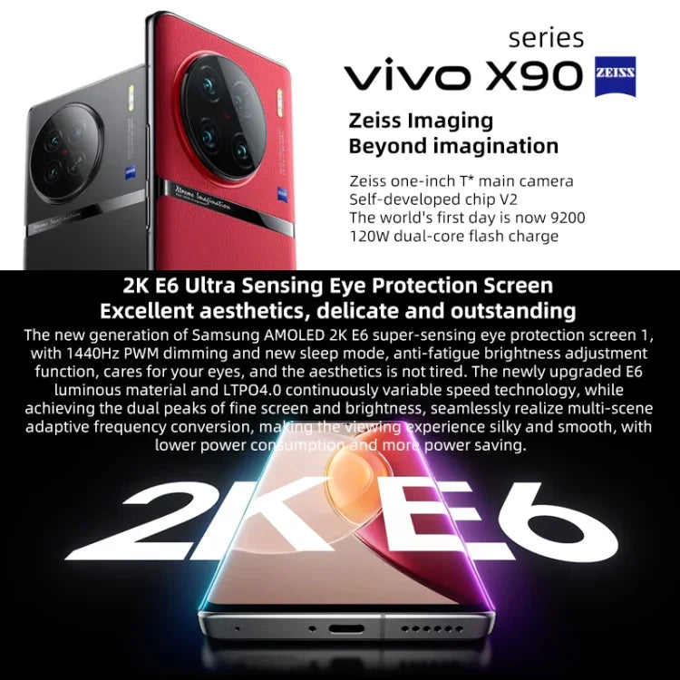 Bốn camera sau, nhận diện vân tay trên màn hình / Face ID, pin 4700mAh, màn hình 6,78 inch Android 13.0 OriginOS 3 Qualcomm Snapdragon 8 Gen 2 tám nhân lên đến 3,2GHz, NFC, OTG, Mạng: 5G, hỗ trợ Google Play, hỗ trợ sạc nhanh không dây 50W