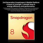 Bốn camera sau, nhận diện vân tay trên màn hình / Face ID, pin 4700mAh, màn hình 6,78 inch Android 13.0 OriginOS 3 Qualcomm Snapdragon 8 Gen 2 tám nhân lên đến 3,2GHz, NFC, OTG, Mạng: 5G, hỗ trợ Google Play, hỗ trợ sạc nhanh không dây 50W