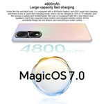 Ba camera sau, nhận diện vân tay trên màn hình, màn hình 6,67 inch Magic UI 7.0 Qualcomm Snapdragon 8+ Gen1 tám nhân lên đến 3,0GHz, Mạng: 5G, OTG, NFC, không hỗ trợ Google Play, Honor 80 Pro Flat 5G, 12GB+256GB