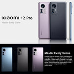 Ba camera sau, Face ID & nhận diện vân tay trên màn hình, pin 4600mAh, màn hình 6,73 inch MIUI 13 / Android 12 Snapdragon 8 Gen 1 tám nhân lên đến 3,0GHz, Mạng: 5G, NFC, Xiaomi 12 Pro phiên bản toàn cầu EU
