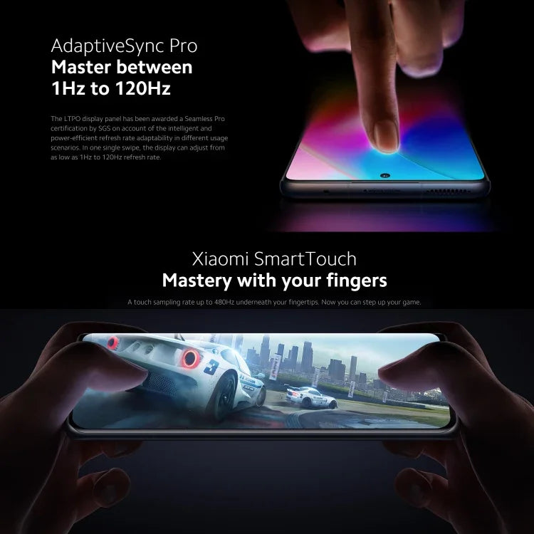 Ba camera sau, Face ID & nhận diện vân tay trên màn hình, pin 4600mAh, màn hình 6,73 inch MIUI 13 / Android 12 Snapdragon 8 Gen 1 tám nhân lên đến 3,0GHz, Mạng: 5G, NFC, Xiaomi 12 Pro phiên bản toàn cầu EU