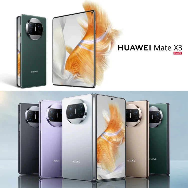 Ba camera, Face ID & nhận diện vân tay cạnh bên, pin 5060mAh, màn hình 7,85 inch + 6,4 inch, HarmonyOS 3.1 Snapdragon 8+ 4G tám nhân lên đến 3,2GHz, Mạng: 4G, OTG, NFC, không hỗ trợ Google Play, 1TB