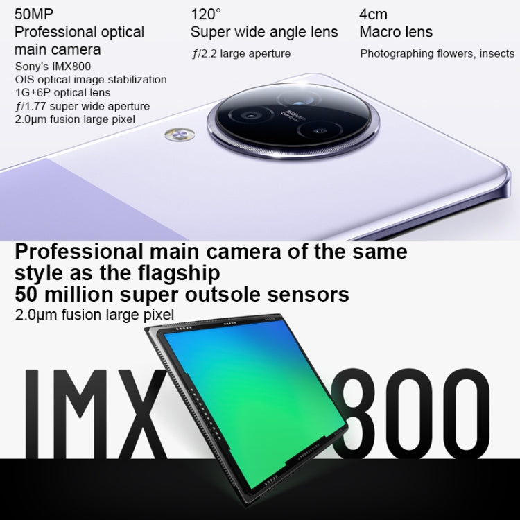 Camera ba phía sau + camera kép phía trước, nhận dạng vân tay trên màn hình, pin 4500mAh, màn hình 6.55 inch MIUI 14 Dimensity 8200-Ultra Octa Core 4nm lên đến 3.1GHz, Mạng: 5G, NFC, 16GB+1TB