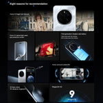 Honor Magic7 Pro, 16GB+512GB, Cảm biến vân tay trên màn hình, Màn hình 6.8 inch MagicOS 9.0 / Android 15 Snapdragon 8 Elite 3nm Octa Core, Mạng: 5G, NFC, OTG, Không hỗ trợ Google Play, 16GB+512GB